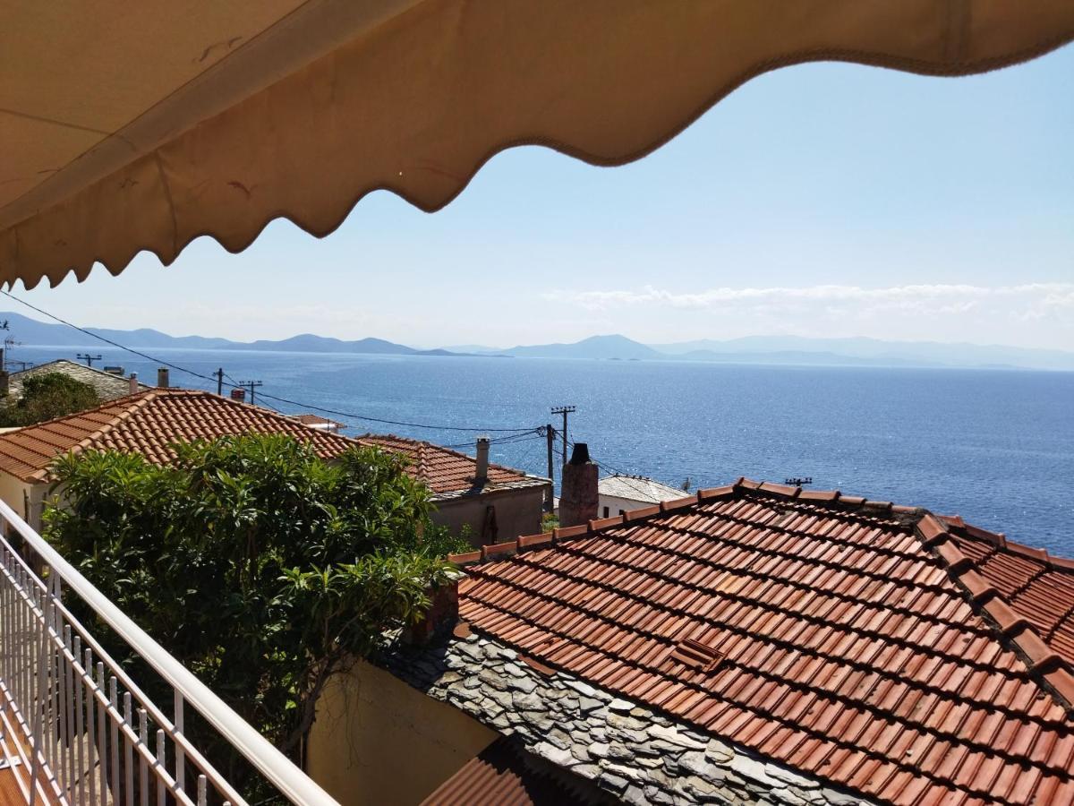 ¨Με Θέα Το Ηλιοβασίλεμα¨ Villa อาฟิสโซส ภายนอก รูปภาพ