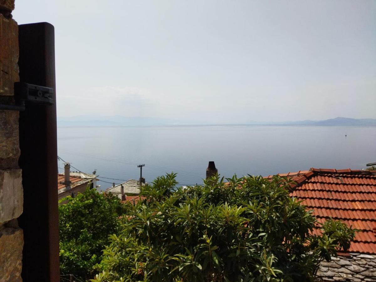 ¨Με Θέα Το Ηλιοβασίλεμα¨ Villa อาฟิสโซส ภายนอก รูปภาพ